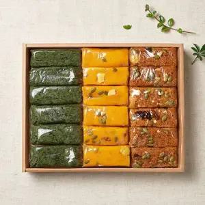 [작심밀도]대통령표창 대월떡집 떡선물세트 11호  총36개  2.88kg  호박영양찰떡 약식 쑥인절미