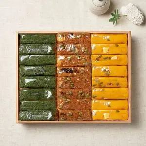 [작심밀도]대통령표창 대월떡집 떡선물세트 7호  총24개  1.92kg  호박영양찰떡 약식 쑥인절미