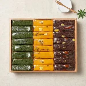 [작심밀도]대통령표창 대월떡집 떡선물세트 8호  총24개  1.92kg  호박영양찰떡 흑미영양찰떡 쑥인절미