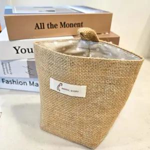 할로윈 사탕바구니 걸이형 린넨바구니 매장 식당 가정 학교 장식 면