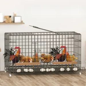 철제 양계장을 위한 알분리형 닭장 케이지 대형 사육 산란 철망 케이지
