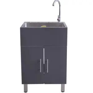 캠핑장 사무실 원룸 싱크볼 설치 간이 개수대 탕비실 싱크대