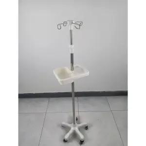 높이조절 링거 스탠드 바퀴 폴대 이동식 병원가정용 수액걸이