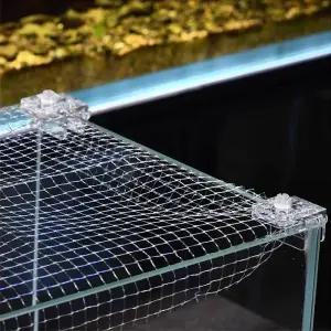 어항 수조 덮개 물고기 탈출 방지 고정 망 점프 뚜껑 넷