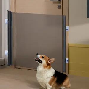 슬라이드 방묘문 고양이 탈출방지문 반자동 말림기능 반려동물 안전창 펜스