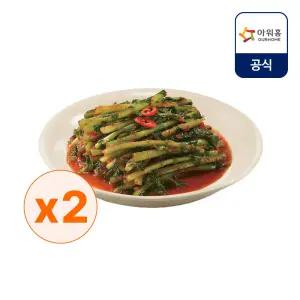 [내일도착] 아워홈 열무김치 3kg x 2개