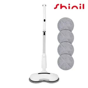 [신일]국내생산/LED 무선 물걸레 청소기/극세사패드 4P