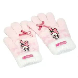 마이멜로디 리본 오지 날개사 장갑/어린이/겨울/장갑/방한/유아/니트/털장갑/아동/손장갑/유아동/주니어