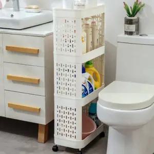 [텐바이텐]틈새 선반 트롤리 바퀴달린 이동식 슬림 선반 주방 욕실 2단 3단 4단