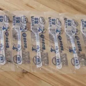 줄줄이위생숟가락100P 일회용수저 다회용수저 야외용품 숟가락