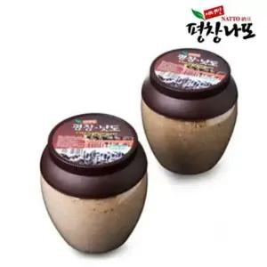 [평창나또] 쥐눈이콩나또가루(350g, 2통) / 국산콩 100%