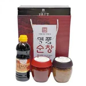 순창 기프트세트 간장 된장 고추장 선물세트 홍게간장 (WFJYBJS)