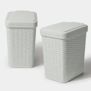 주방 틈새 휴지통 미니 원터치 쓰레기통 (WFJYCU6)