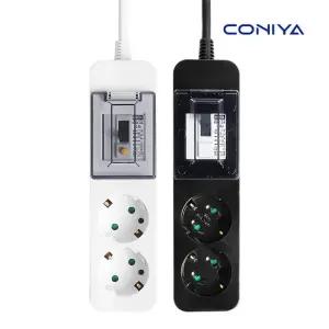 코니야 국산 고용량 멀티탭 4000W 과부하차단 배선차단 에어컨 2구 1.5m