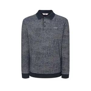 [닥스골프]닥스 골프 남성 [스테디셀러]레터 로고 긴팔 폴로 티셔츠 (DEEP NAVY)  (WGTS4D715N3)