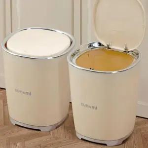 고품질 모던 원형 휴지통 원터치 쓰레기통 (WFJYGB2)