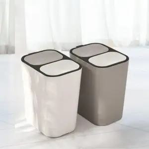 인테리어 쓰레기통 화장실 휴지통 원터치 (WFJYGAX)