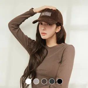 325905 여 립 라운드넥 긴팔티