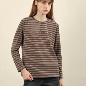 OLIVIALAUREN DP02 겨울티서츠 겨울기모저지스트라이프티셔츠로이너로활용하시기좋아