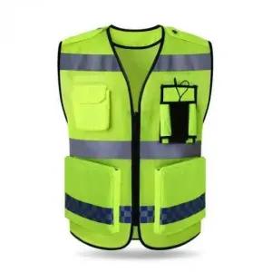 형광 안전조끼 반사 작업복 여름 망사 (WFK5XQ9)