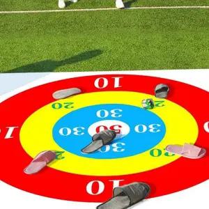 양궁 과녁판 행사용 실내외 스포츠 신발 던지기 과녁 놀이용 바닥 다용도 레크레이션 체육대회 점수판