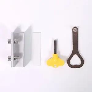 미닫이문 잠금장치 방범 안전 스토퍼 2구 (WFK88EJ)