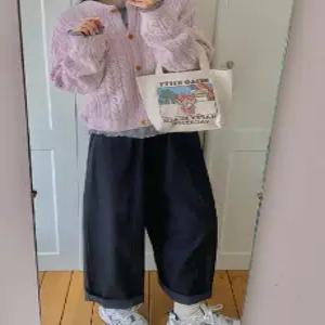 네이티 텐셀 와이드 밴딩 코튼 팬츠 (one color)