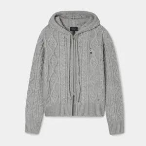 [후아유](신세계 사우스시티)Aran Cable Hoddie Zip-up Cardigan WHCKF4V21F