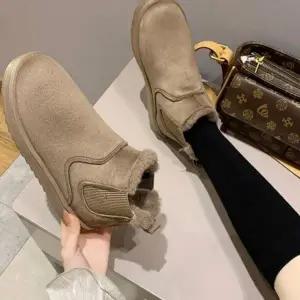 여성 여자 겨울 첼시 털부츠 방한화 WFGJ7XC