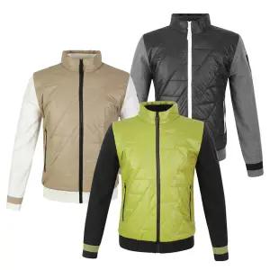 SNP골프 남성 하이브리드 패딩 니트 자켓