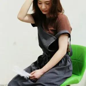 고품질 원피스 롱 앞치마 공방 카페 하이디 (WFC68B2)