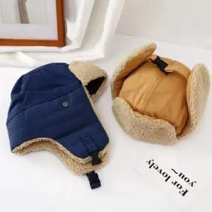 여성모자 뽀글이버클고글 털모자 귀도리 여자 모자 버킷햇