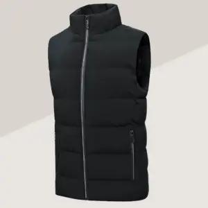 남여 공용 하이넥 패딩 조끼 남성 여성 쪼끼 등산 슬림 베스트
