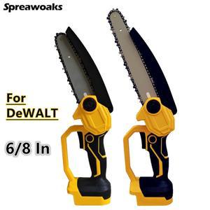 DEWALT 호환 20V 배터리 브러시리스 bldc 전기 톱 8 인치/6 인치 체인 가지 치기 목재 절단 무선 정원 전동