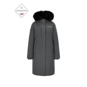 패딩 XQD DWDJ7P036-DGS 여성 베르겐 고어 윈드스토퍼 구스다운 롱패딩