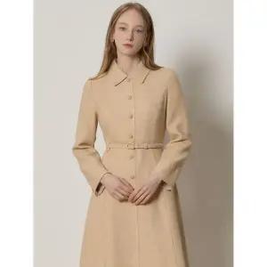 [하프클럽/]타임라인 울 벨티드 트위드 원피스 (택가격478000원)