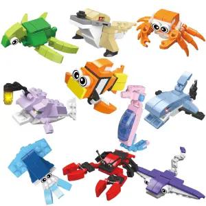 어린이집 유치원 생일 답례품 애니멀 오션 블럭 10종세트