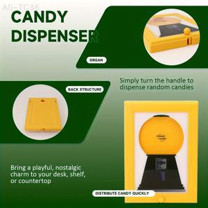 액자 안에 있는 견과류 및 사탕 디스펜서; 간편하게 제공할 수 껌볼 머신; 독특한 크리스마스 선물 선택.