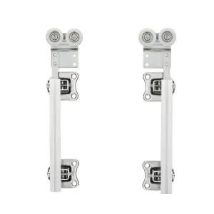 슬라이딩도어 레일 옷장 붙박이장 댐퍼 미닫이문 접이식문 풀리레일 롤러 세트 2m 레일(바퀴 미포함)