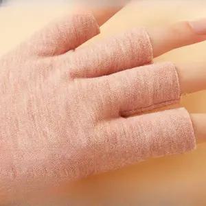 키보드용 반장갑 데 스마트폰 니트 운전용 반장갑 보온 겨울 가을 드라이빙 핑거리스 이지케어