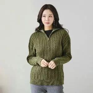 [NS홈쇼핑](삽)케이블 반 오픈 집업니트 2종[35595609]