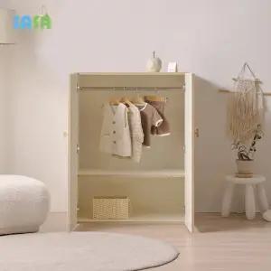 가구 E0 로미 800 속 깊은 아동 헹거형옷장 원목발미포함)