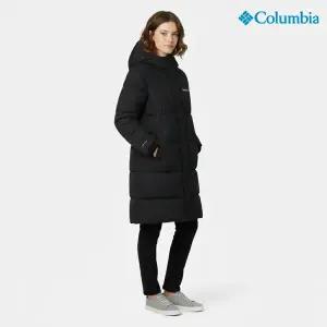 {매장정품} 컬럼비아 키즈 후드 롱패딩 자켓_블랙 C64-YKD341 1063841