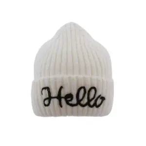 [애슬릿] 레터링 비니 모자 겨울 골지 니트 숏 여자 남자