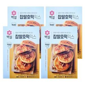 백설 찹쌀 호떡믹스 400g x 4개