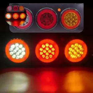 차량용 24V LED 후미등 2개세트 3구 테일램프 데루등