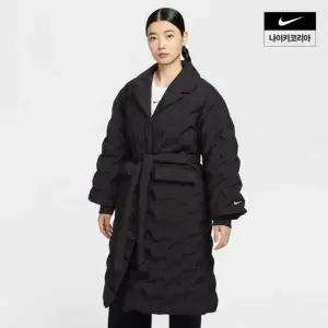 매장정품 나이키 NSW 스우시 시리즈 여성 써마 핏 오버사이즈 다운 트렌치 코트 IB2011-010 131084