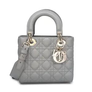 [중고명품] 그레이 레이디  마이 ABC 금장 스몰 토트백