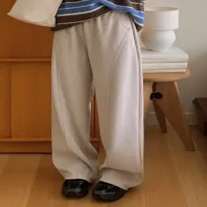 오트콘 겉기모 절개 밴딩 트레이닝 팬츠 (2color)