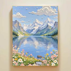 명화 그리기 세트 DIY유화 그리기 / 액자 그림 페인팅 30x40 A타입